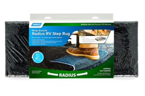 Camco Premium Radius Turf Step Rug , 22