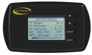 Go Power Remote Display for GP-RVC-MPPT Photovoltaic (PV) Charge Controllers  • 82959