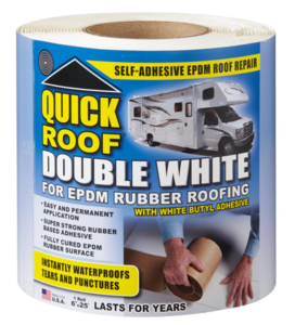 Cofair Quick Roof EPDM Rubber White Roll Tape, 6