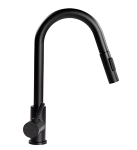 Lippert Flow Max Bullet Pull-Down Kitchen RV Faucet - Black Matte  • 2021090600