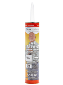 Dicor Self-Leveling Lap Sealant - 10.3 oz. Tube, Grey  • 501LSG-1