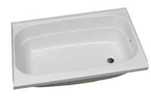 Specialty Recreation ABS Bath Tub, 24” x 36”, White with Right Drain  • BT2436WR