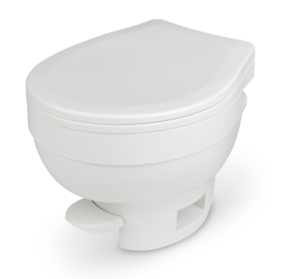 Thetford Aqua-Magic VI Permanent SloClose Toilet With Hand Sprayer, Low Profile, White  • 31837