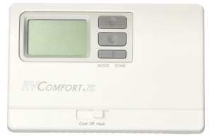 Coleman-Mach Zone Control 8-Series 4 Stage Digital RV Thermostat - White  • 8330D3351