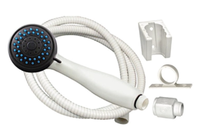 Phoenix Faucets 3 Function Shower Head Kit, White  • PF276054