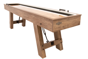 American Legend Brookdale 9' LED Shuffleboard Table w/ Bonus Bowling Game  • AL5002W