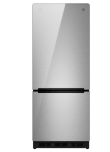 GE Appliances Profile 10.0 cu. ft. 12V DC Bottom Freezer Refrigerator, Stainless Steel  • PBV10R5VSS