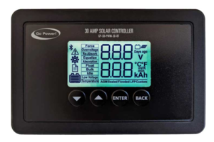 Go Power 30 Amp PWM Digital Solar Controller with Bluetooth  • 82855