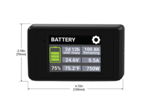 Go Power Battery Manager Kit with 500A Shunt and LCD Display  • 83306